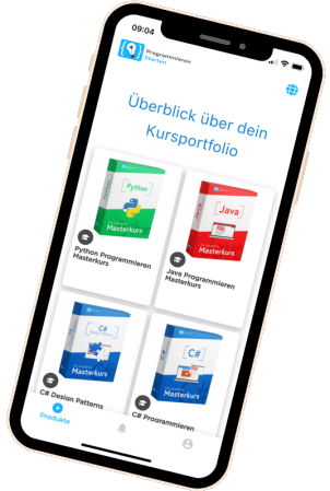 Neue App Landingpage Bild app visualisierung