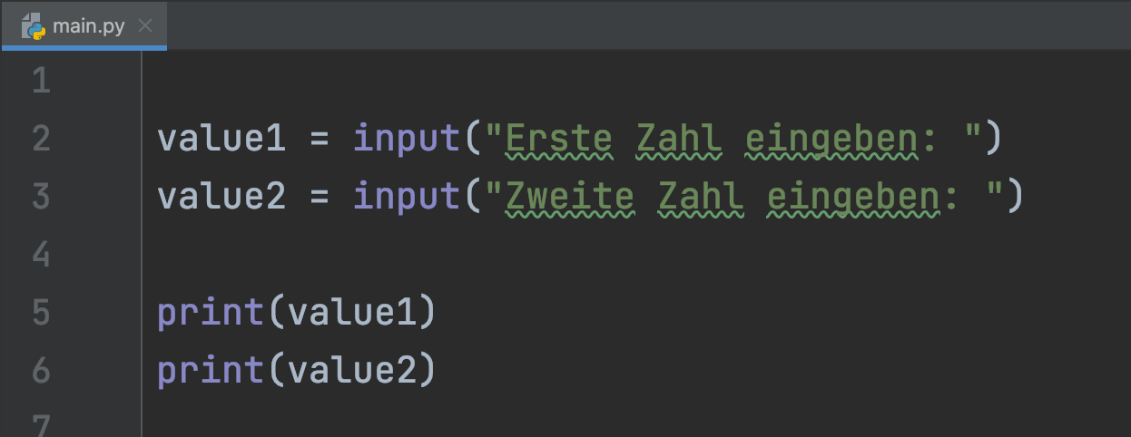 Python Blog 7 Bild 4 values printen