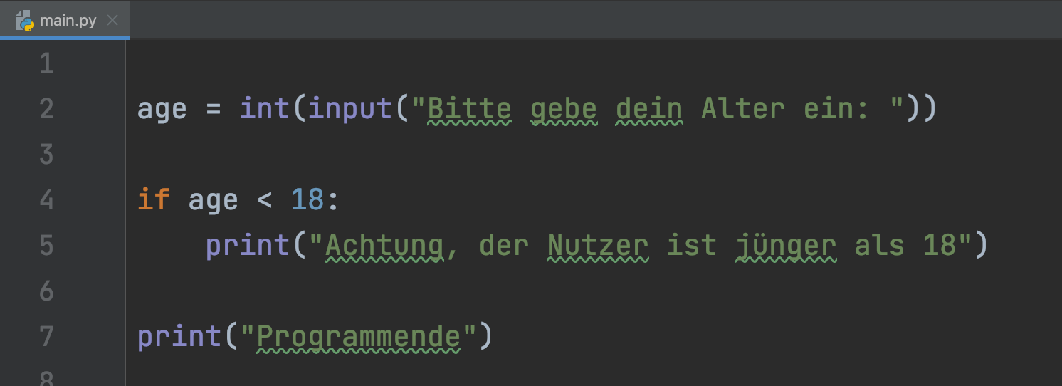 erweitertes programm