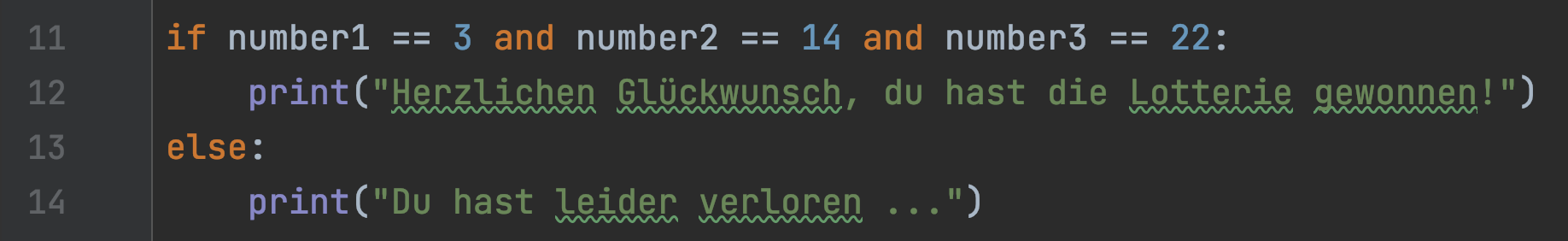 logische python operatoren beispiel praxis